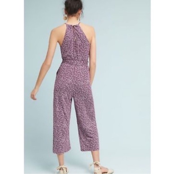 Maeve by Anthropologie Claremont Sz XS Micro Floral Jumpsuit - Picture 14 of 14
